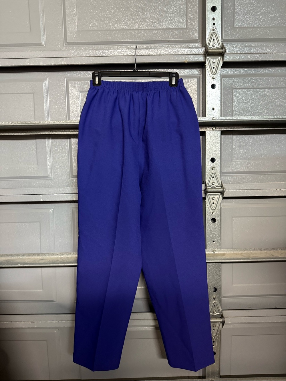 Women’s Purple Elastic-Waist Dress Trouser Pants S PETITE - Picture 2 of 8